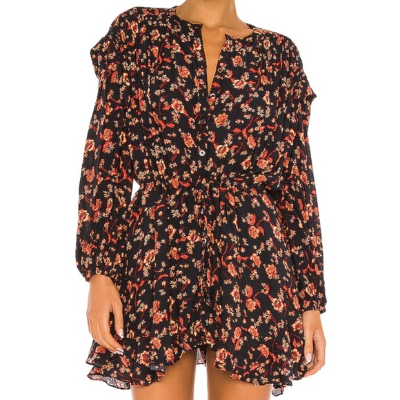 Free People Dresses & Skirts - FREE PEOPLE FLOWER FIELDS MINI DRESS SIZE S NEW